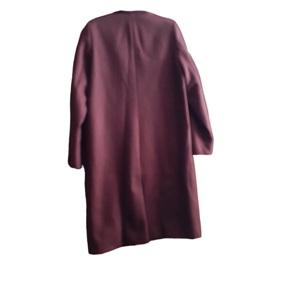 Everlane Coat Red The Italian Wool Cashmere Blend Overcoat Size Small - Picture 3 of 15